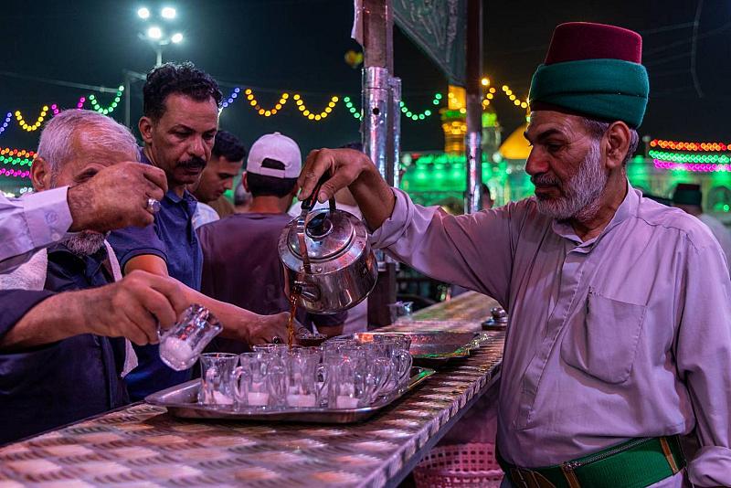 شعبة السادة الخدم تقدم خدماتها للزائرين في عيد الأضحى المبارك