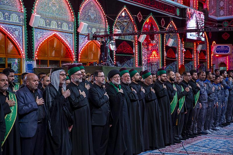 خدمة العتبتين المقدستين يحيون ذكرى شهادة الإمام السجاد (عليه السلام)