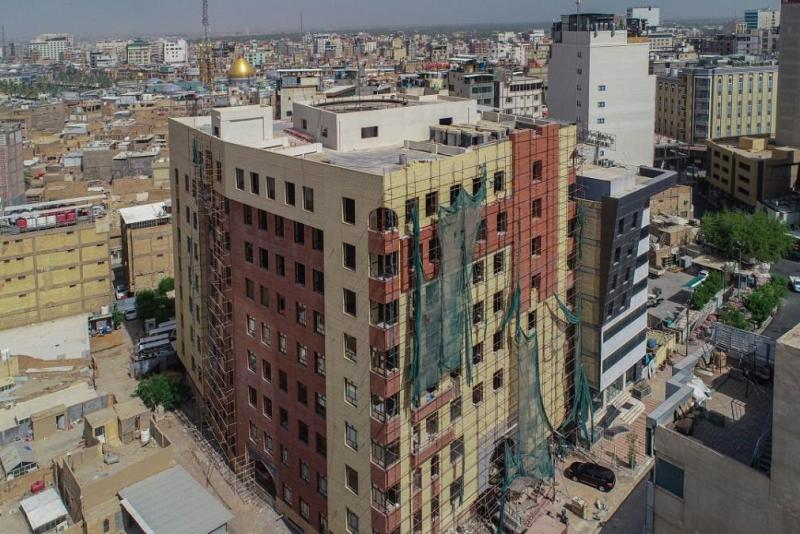 مراحلُ إنجازٍ متقدّمة في مشروع مجمّع أقسام العتبة العبّاسية المقدّسة