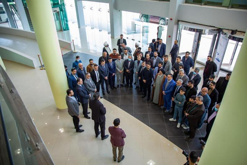 مشاريع تدعو للفخر والاعتزاز.. وفدٌ من أساتذة جامعة الكفيل يزور عدداً من مشاريع العتبة العبّاسية المقدّسة
