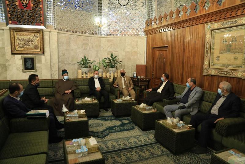 الأمينُ العامّ للعتبة العبّاسية المقدّسة يبارك للدكتور حيدر الشمّري تسنّمه منصب رئاسة الوقف الشيعيّ