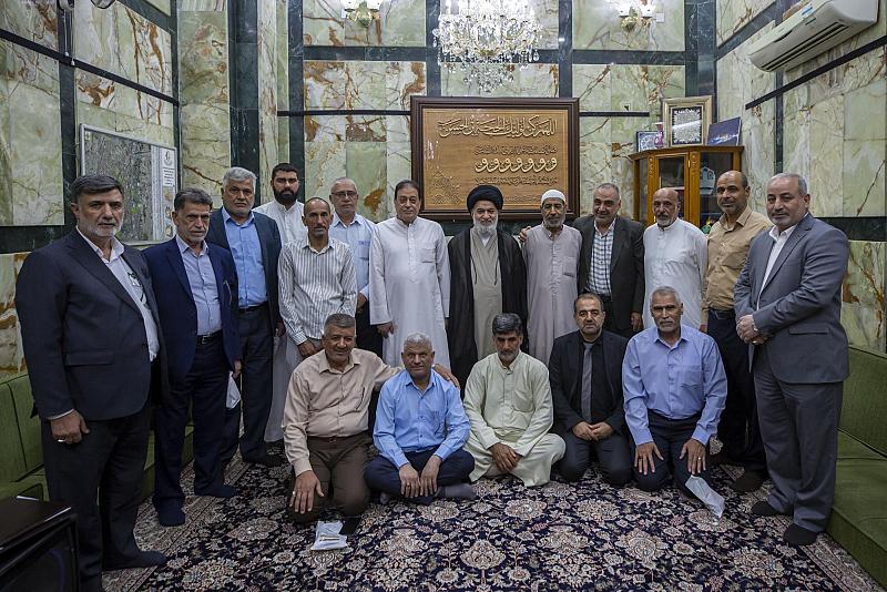السيد الصافي يستقبل ثُلّةً من السجناء السياسيين في العراق