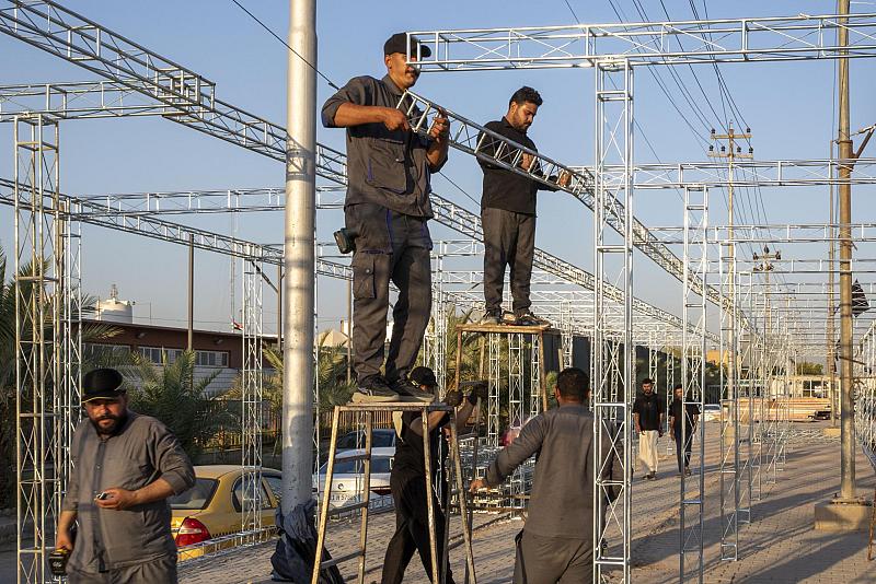 استعدادًا لزيارة الأربعين.. العتبة العباسية المقدسة تباشر تهيئة موكبها الثقافي العام في مجمع العلقمي