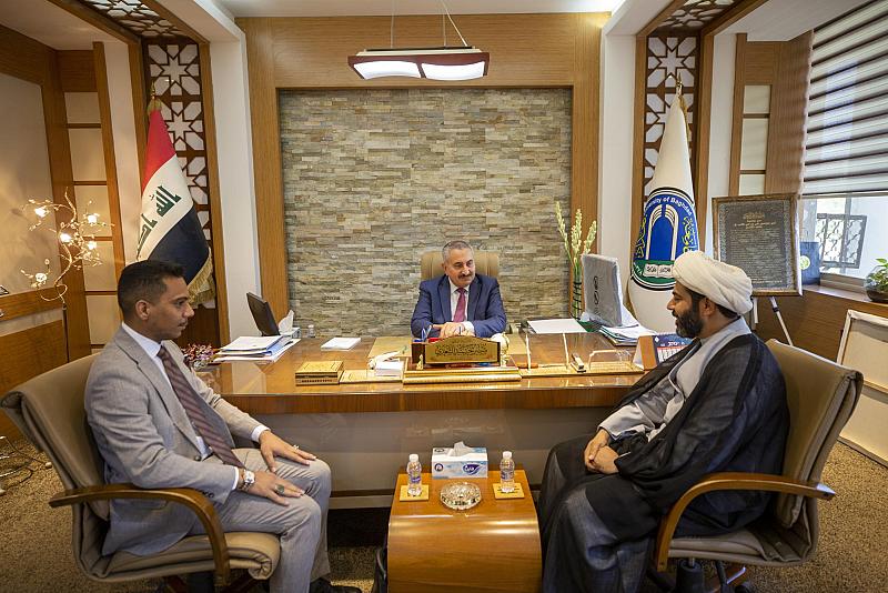 العتبة العباسية تقدم دعوة رسمية لجامعة بغداد للمشاركة في فعّاليات أسبوع الإمامة الدولي