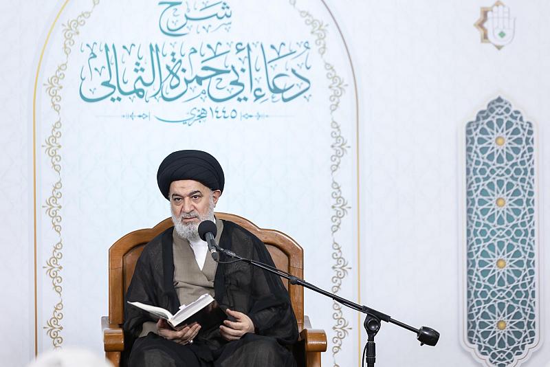 السيد الصافي يقدم المحاضرة الرمضانية السادسة في شرح دعاء أبي حمزة الثمالي