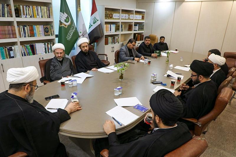 اللجنتان التحضيرية والعلمية تناقشان الاستعدادات الخاصة لمؤتمر إحياء ذكرى ألفية حوزة النجف الأشرف