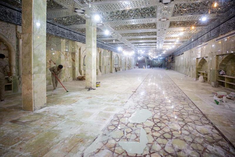 اللّمساتُ الأخيرة لافتتاح سرداب الإمام الجواد (عليه السلام) بمساحة 1000 مترٍ مربّع