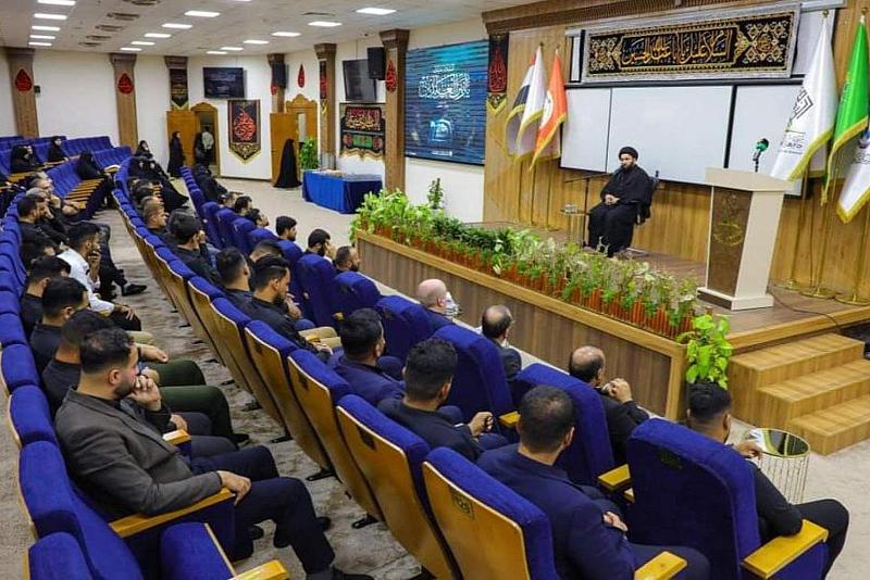 جامعة العميد تقيم مجلس عزائها السنوي في ذكرى استشهاد الإمام زين العابدين (عليه السلام)