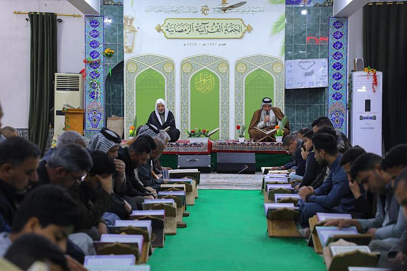 بمشاركة 60 قارئًا.. الختمات القرآنية الرمضانية تتواصل في النجف الأشرف