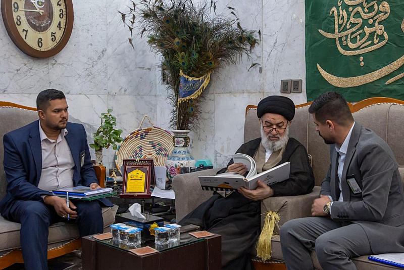 سماحة السيد الصافي يؤكد أهمية البيانات الإحصائية في رفع كفاءة التخطيط العمراني والخدمي داخل العتبة العباسية المقدسة وخارجها