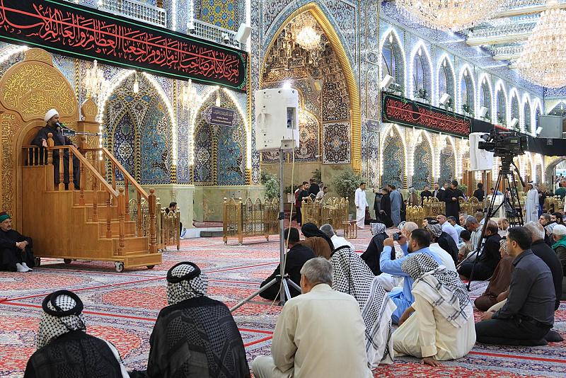 العتبة العباسية تقيم مجلس عزاءٍ بذكرى شهادة الإمام الصادق (عليه السلام)