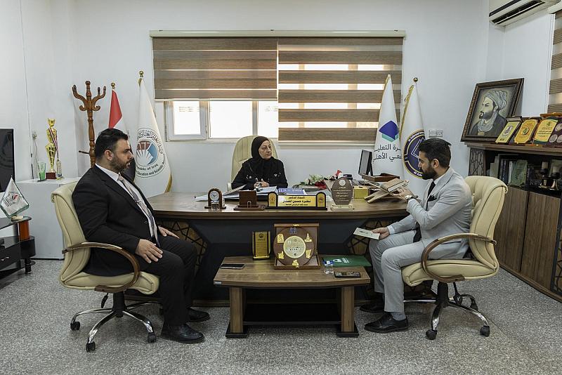 العتبة العباسية المقدسة تدعو كلية الزهراوي لحضور مهرجان رحمة للعالمين