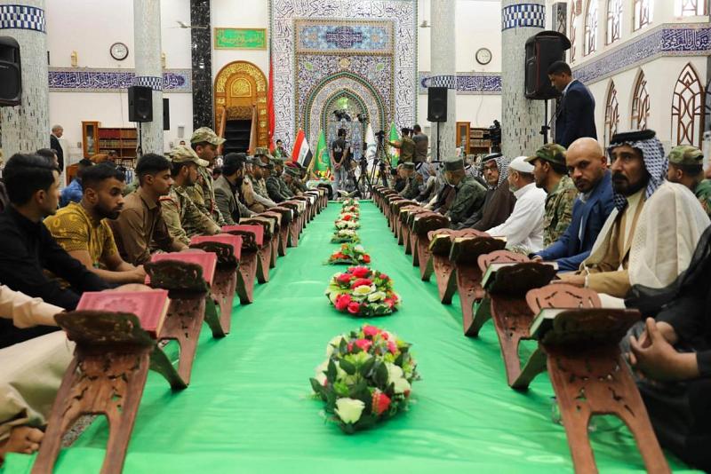 المجمع العلمي للقرآن الكريم يقيم محفلاً قرآنياً على أرواح شهداء العراق