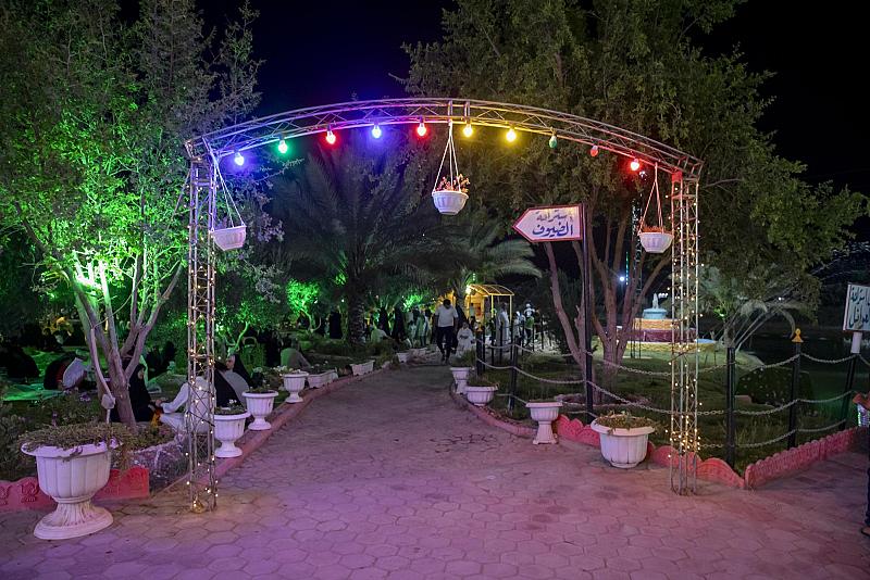 إقبال واسع للعوائل العراقية بمناسبة عيد الأضحى المبارك للتنزه في الحزام الأخضر