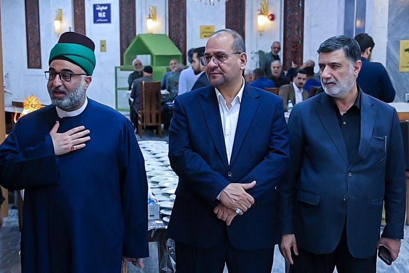 العتبة العباسية المقدسة تقيم مأدبة إفطار لعدد من أصحاب المواكب والهيئات الحسينية