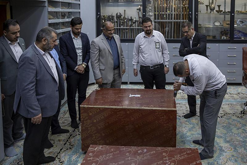 لأغراض الصيانة والترميم.. متحف الكفيل يتسلّم الوجبة الأولى من القطع المتحفية الخاصة بالعتبة العسكرية المقدسة