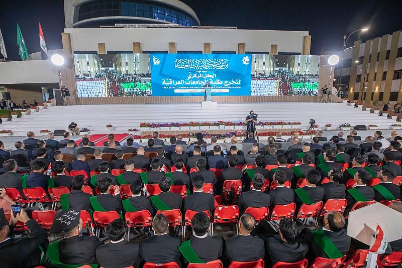 انطلاق فعاليات الفترة المسائية من الحفل المركزي لتخرّج طلبة الجامعات العراقية