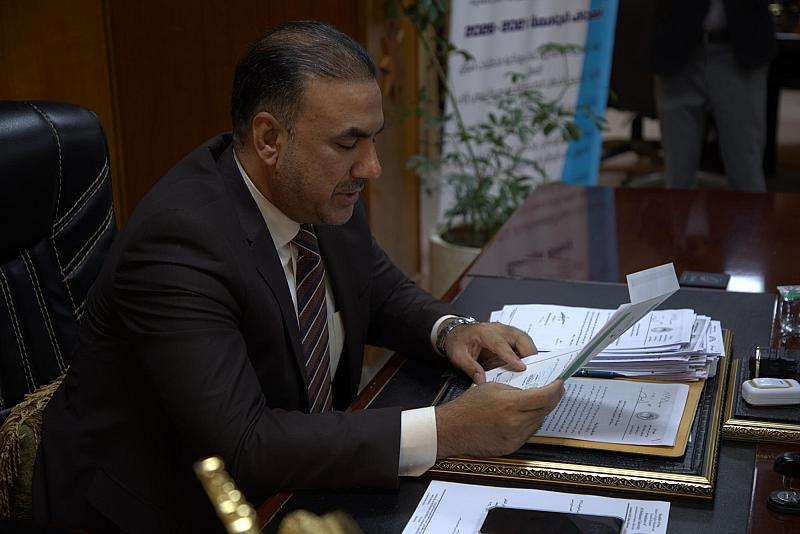 العتبة العباسية تقدم دعوة لجامعة المثنى لمشاركة طلبتها في حفل التخرج المركزي