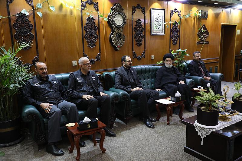 سماحة السيد الصافي يزور جامعة العميد للوقوف على الاستعدادات الخدمية والتنظيمية لزيارة الأربعين