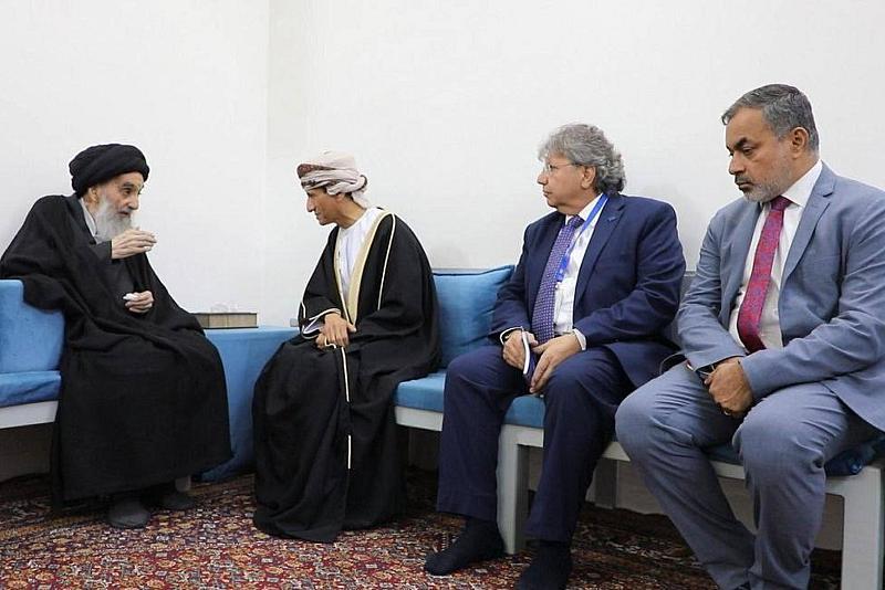السيد السيستاني يستقبل المبعوث الخاص للأمين العام للأمم المتحدة في العراق