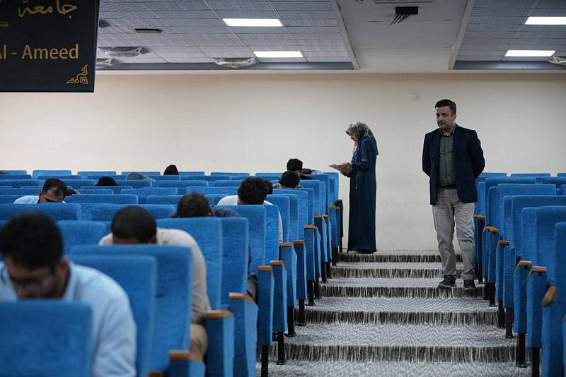 جامعة العميد تواصل إجراء امتحانات الدور الثاني لطلبتها