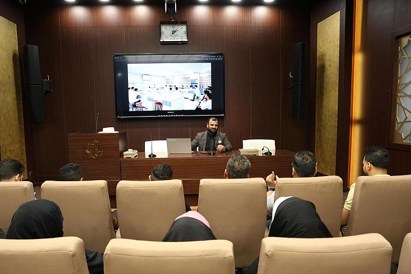 قسم الإعلام يقدّم تعريفًا بمشاريع العتبة العباسية المقدسة لوفد من جامعة النهرين