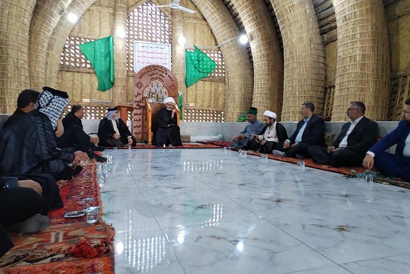 العتبة العباسية تكرم مجموعة من عوائل شهداء زيارة الأربعين في ذي قار