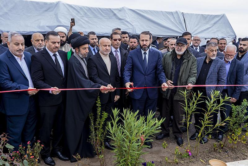 العتبة العباسية المقدسة تفتتح مقبرة روضة جنّة الكفيل لضحايا البعث والتطرّف في النجف الأشرف