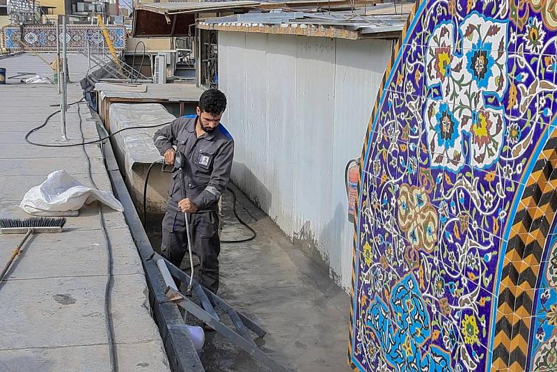 قسم المقام يواصل حملة الإدامة استعدادًا لاستقبال الزائرين في فصل الشتاء