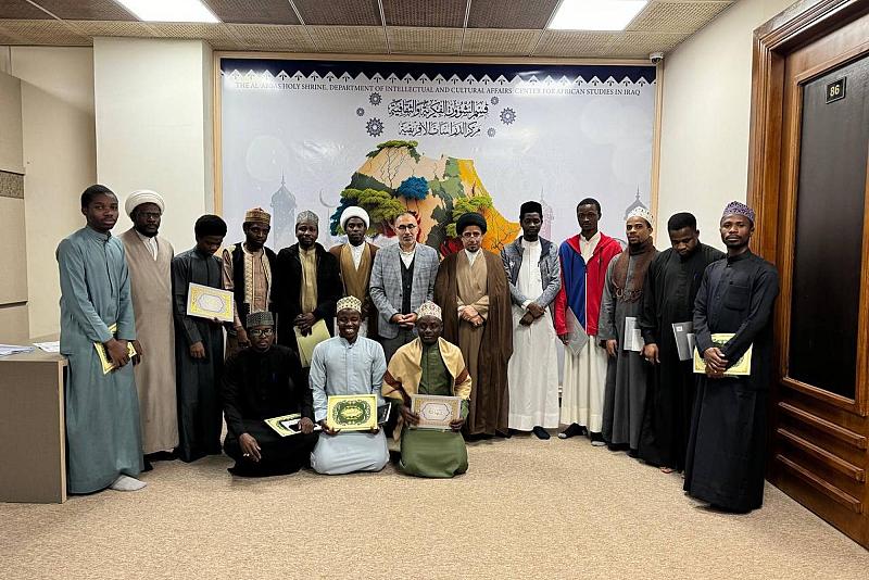 قسم الشؤون الفكرية يختتم دورته التطويرية لطلبة العلوم الدينية من الجاليات الإفريقية