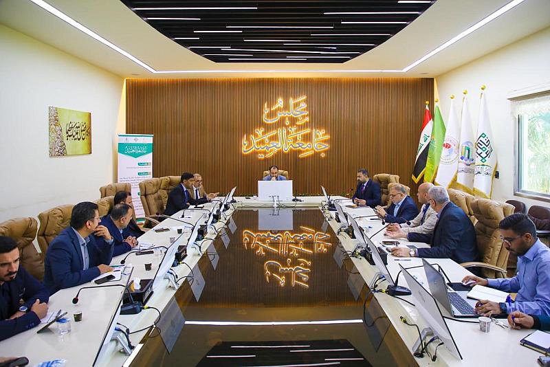 اللجنة التحضيرية لمؤتمر جامعة العميد للعلوم الطبية تواصل عقد اجتماعاتها تمهيدًا لإطلاقه