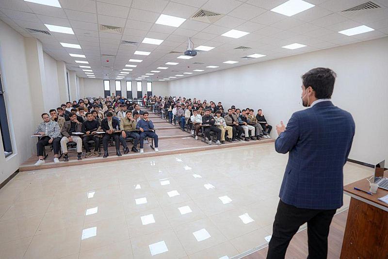 قسم الشؤون الفكرية يقدّم محاضرتين توعويتين لطلبة جامعة المنارة في ميسان