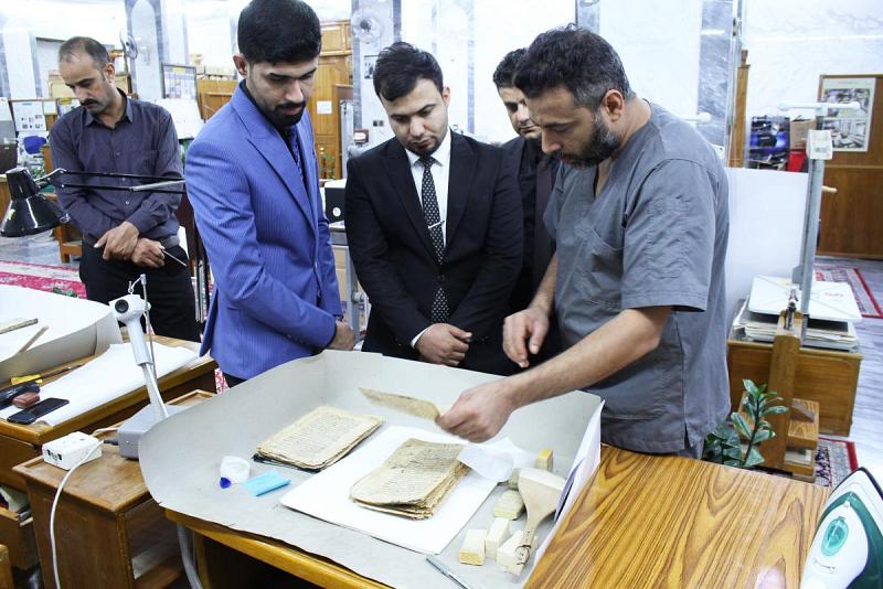 مركزٌ متخصّص في العتبة العبّاسية يؤسّس مكتبةً رقميّةً لمعهد الصحّة العالي في الديوانيّة