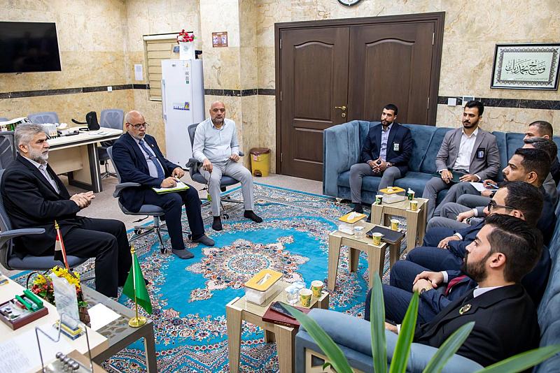 قسم التطوير يبحث تعزيز التعاون المشترك مع وفد العتبة الكاظمية المقدسة في مجال التدريب