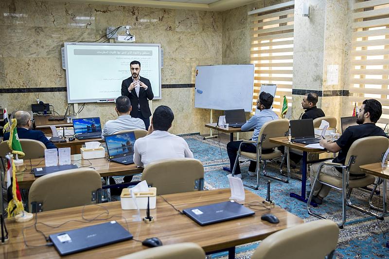 قسم التطوير يقيم دورة تدريبية عن الأمن الرقمي لمنتسبي العتبة العباسية المقدسة