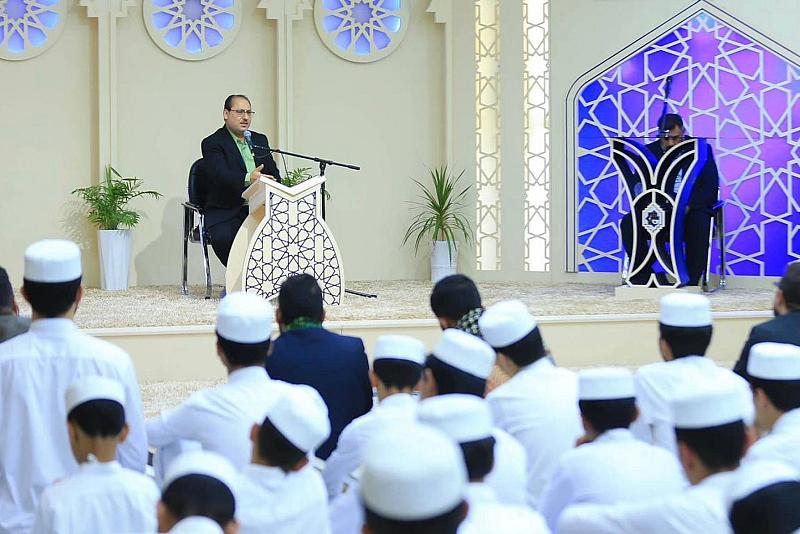 المجمع العلمي يواصل إقامة محفله القرآني الأسبوعي (عرش التلاوة)