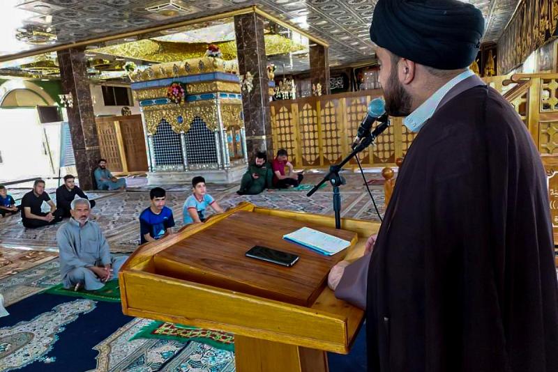 مزارُ السيدة زينب الصغرى أحد المحطّات الرمضانيّة لقسم الشؤون الدينيّة