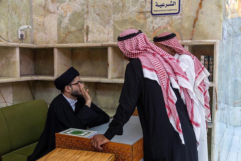قسم الشؤون الدينية: نحو 80 ألف مستفيد من الإجابة عن الأسئلة الشرعية خلال زيارة الأربعين