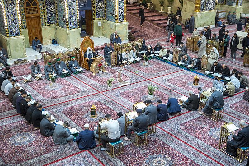 المجمَع العلمي يختتم الختمة القرآنية التعليمية لزائري مرقد أبي الفضل العباس (عليه السلام)