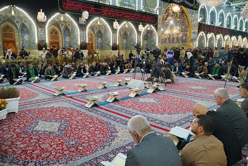 المجمع العلمي يقيم محفل عرش التلاوة لوفد قرآني من محافظة نينوى