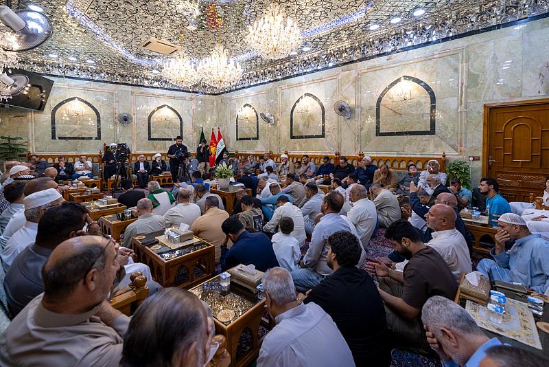 قسم العلاقات العامّة يقيم مجلسه الأسبوعي لإحياء سيرة أهل البيت (عليهم السلام)
