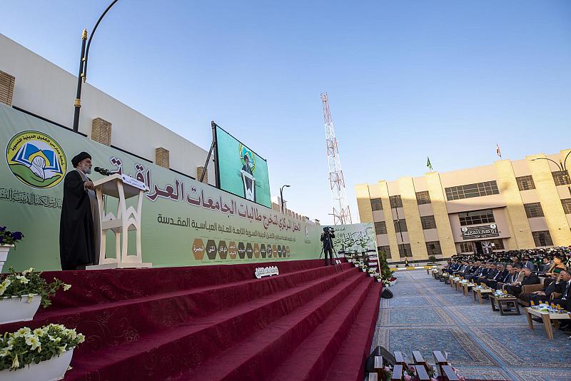 السيد الصافي يوجه عدة رسائل مهمة لطالبات الجامعات العراقية