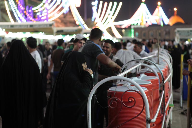 استنفار تام لقسم الشؤون الخدمية في العتبة العباسية المقدسة 