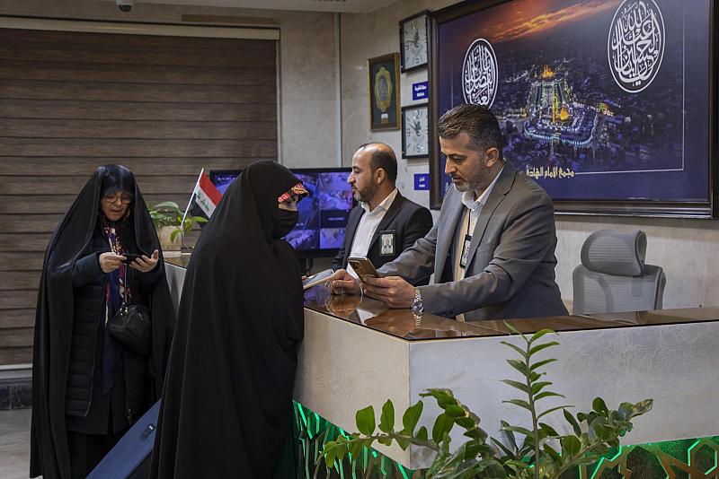 وصول المشاركات في فعاليات مهرجان روح النبوة الثقافي النسوي العالمي الثامن إلى كربلاء