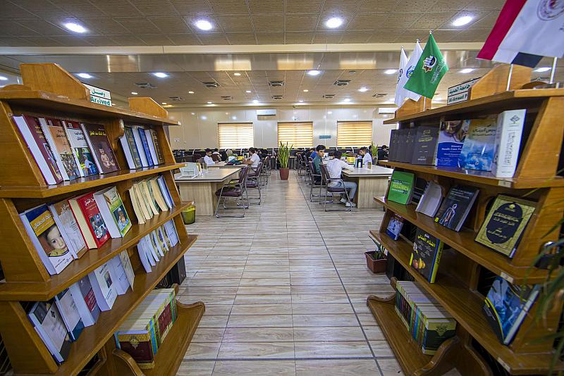 مكتبة جامعة العميد: لدينا (57000) مصدر ورقي وإلكتروني في تخصّصات مختلفة