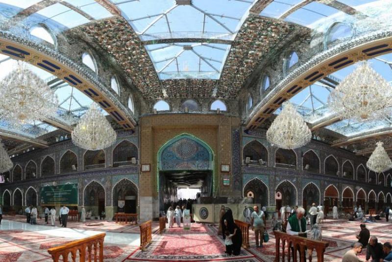 بالصّور: المباشرة بالمرحلة الأخيرة من مراحل بوّابة قبلة صحن أبي الفضل العبّاس (عليه السلام)