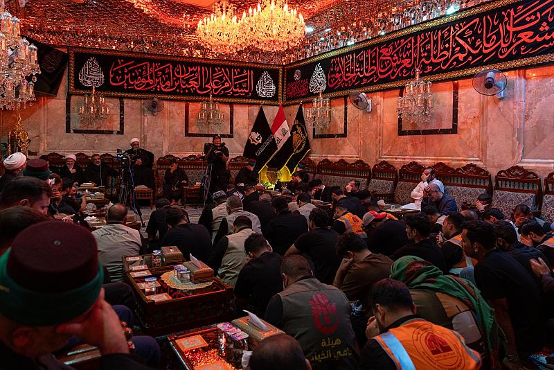 بحضور متولّيها الشرعي.. العتبة العباسية المقدسة تقيم مجلس عزاءٍ بذكرى أربعين الإمام الحسين (عليه السلام)