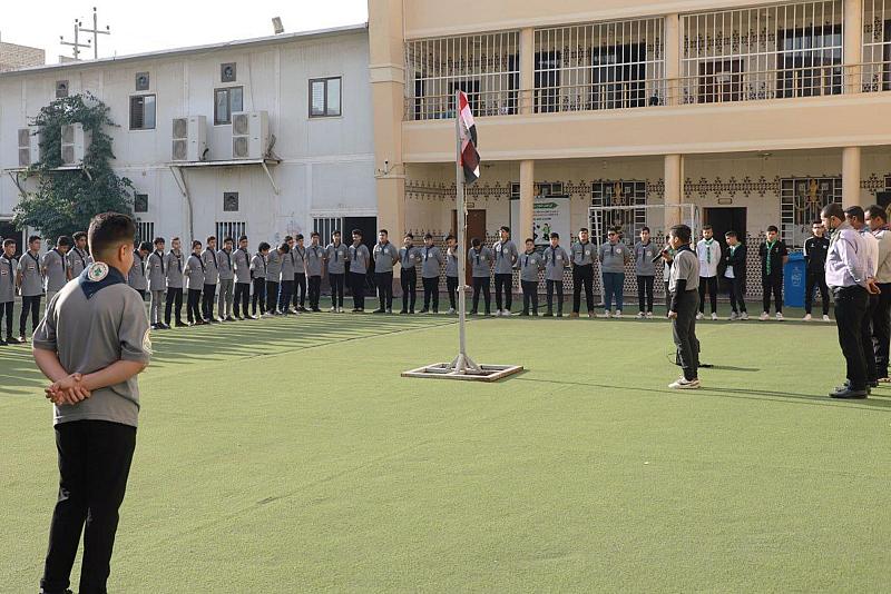 قسم الشؤون الفكرية يقيم مُلتقى تربويّاً كشفيّاً لطلبة محافظة البصرة