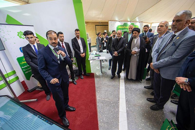 قسم الشؤون الفكرية يعرض منصّة (قنطرة الباحث) لخدمة الباحثين في ملتقى الكفيل