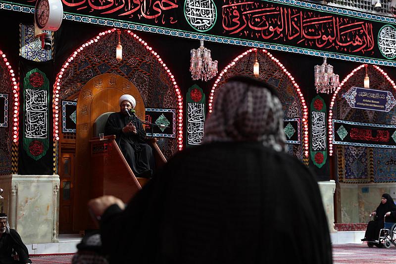 عبر مجلس عزاء.. شعبة الخطابة تستذكر نهضة الإمام الحسين (عليه السلام)